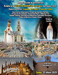 Viaje Peregrinación de Cursillistas Rumbo a la Ultreya Mundial en Roma